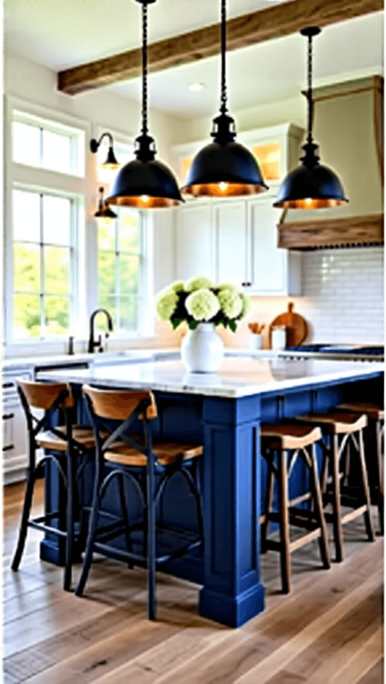 4175modern Farmhouse Navy Island Dusk