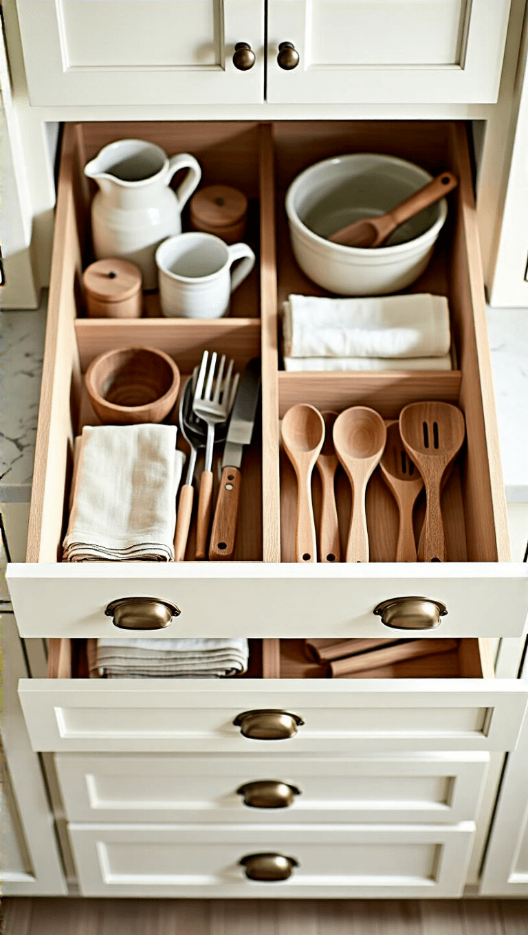 4182farmhouse Kitchen Drawer Organization