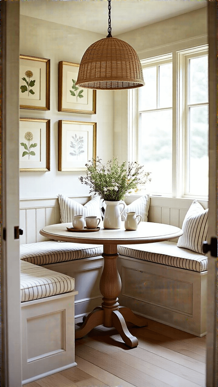 4187cozy Breakfast Nook Sunlit Corner