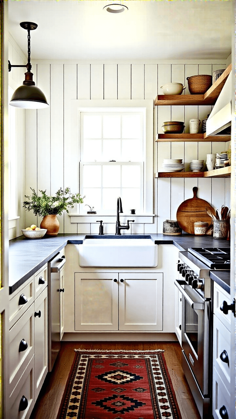 4190modern Galley Kitchen Shiplap