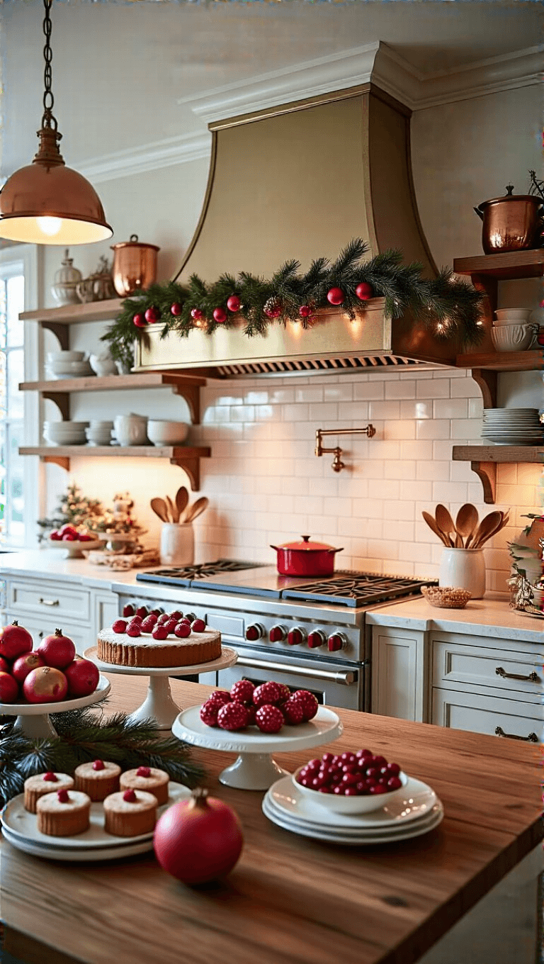 4193festive Copper Kitchen Styled