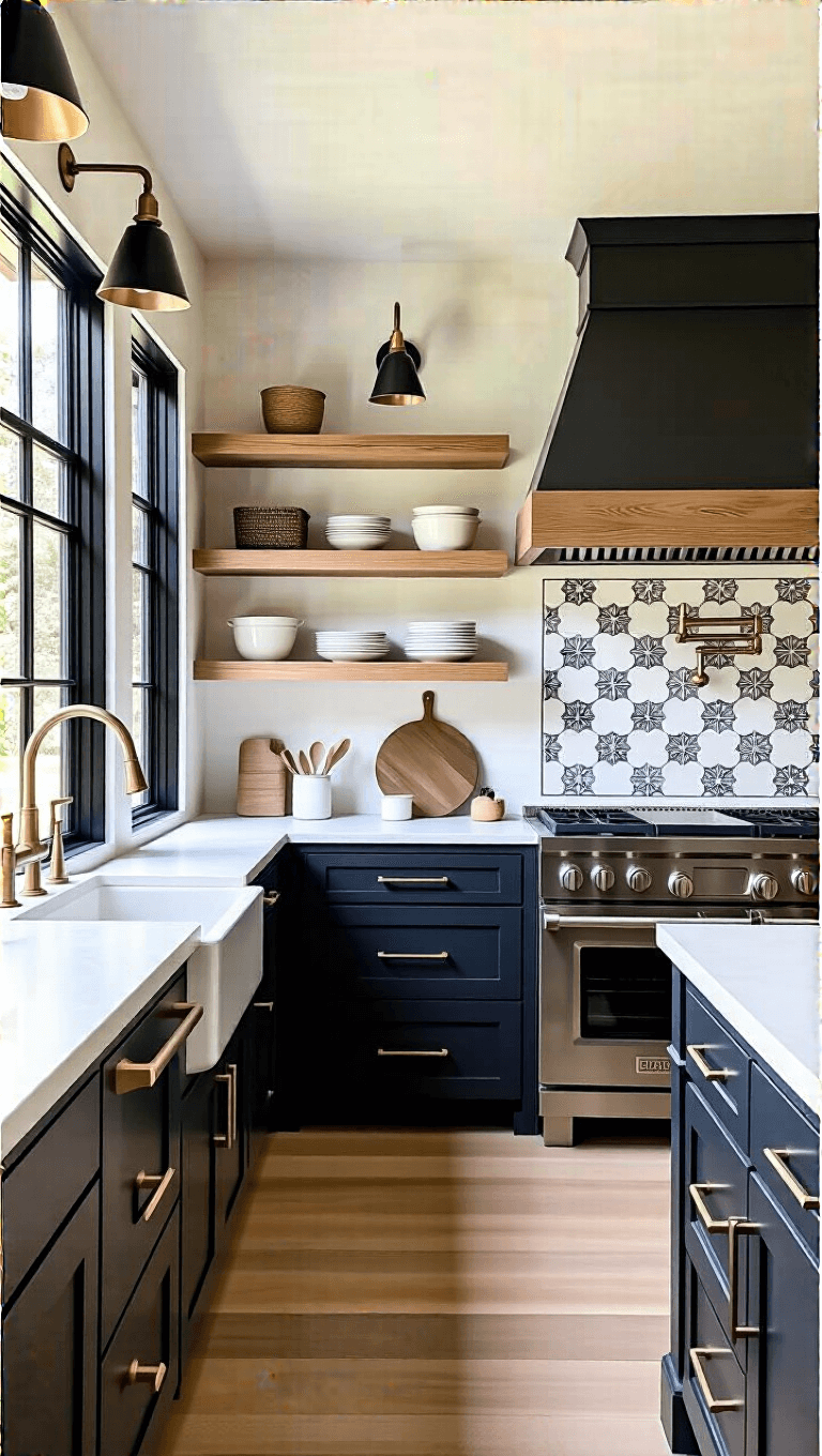 4194modern Farmhouse Prep Kitchen Workflow