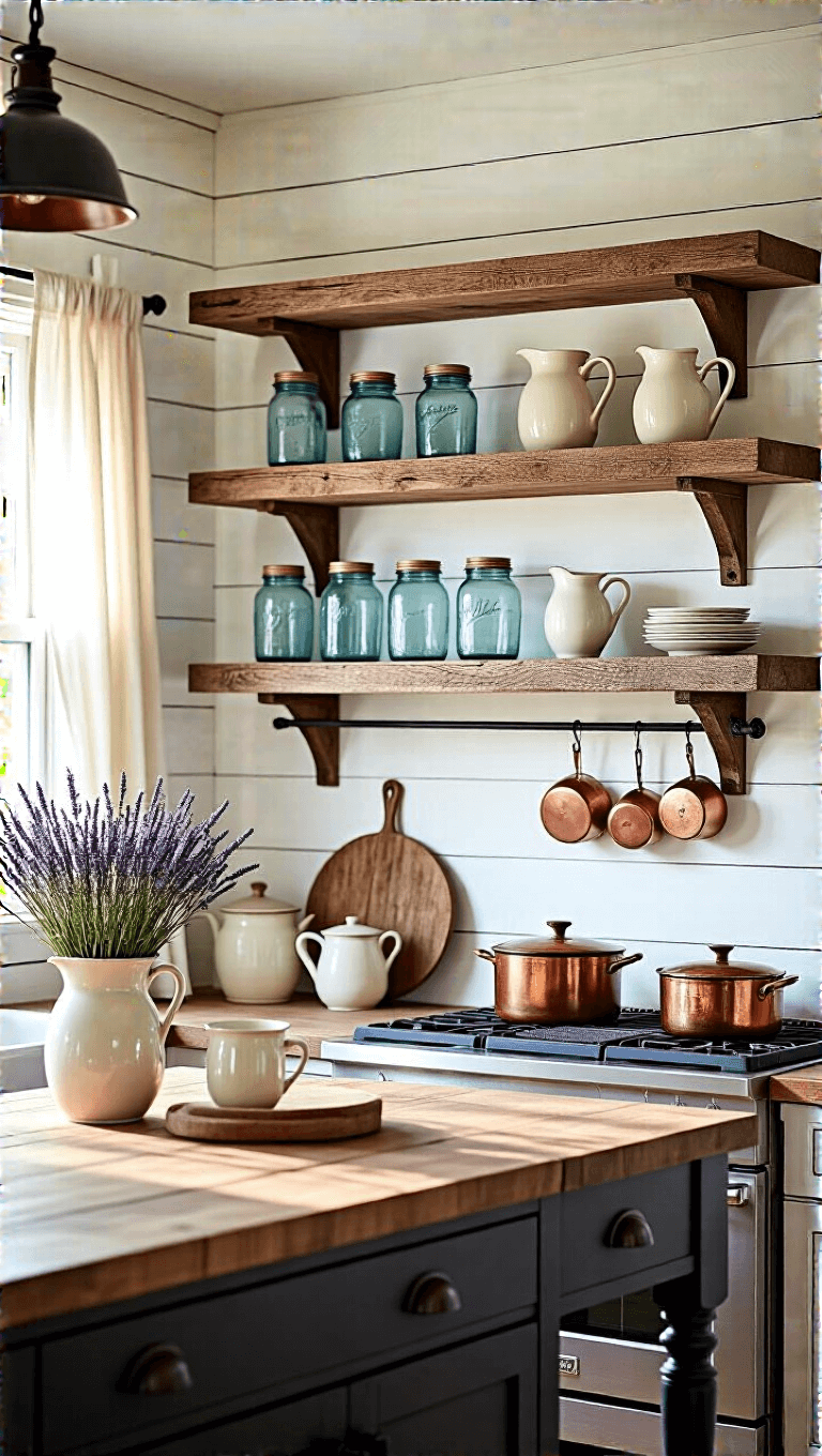 4196rustic Farmhouse Kitchen Golden Hour