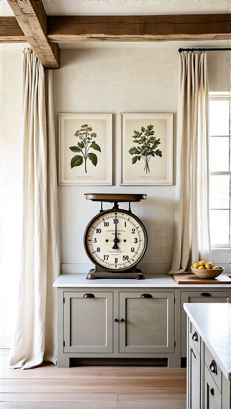 4206farmhouse Kitchen Vintage Scale
