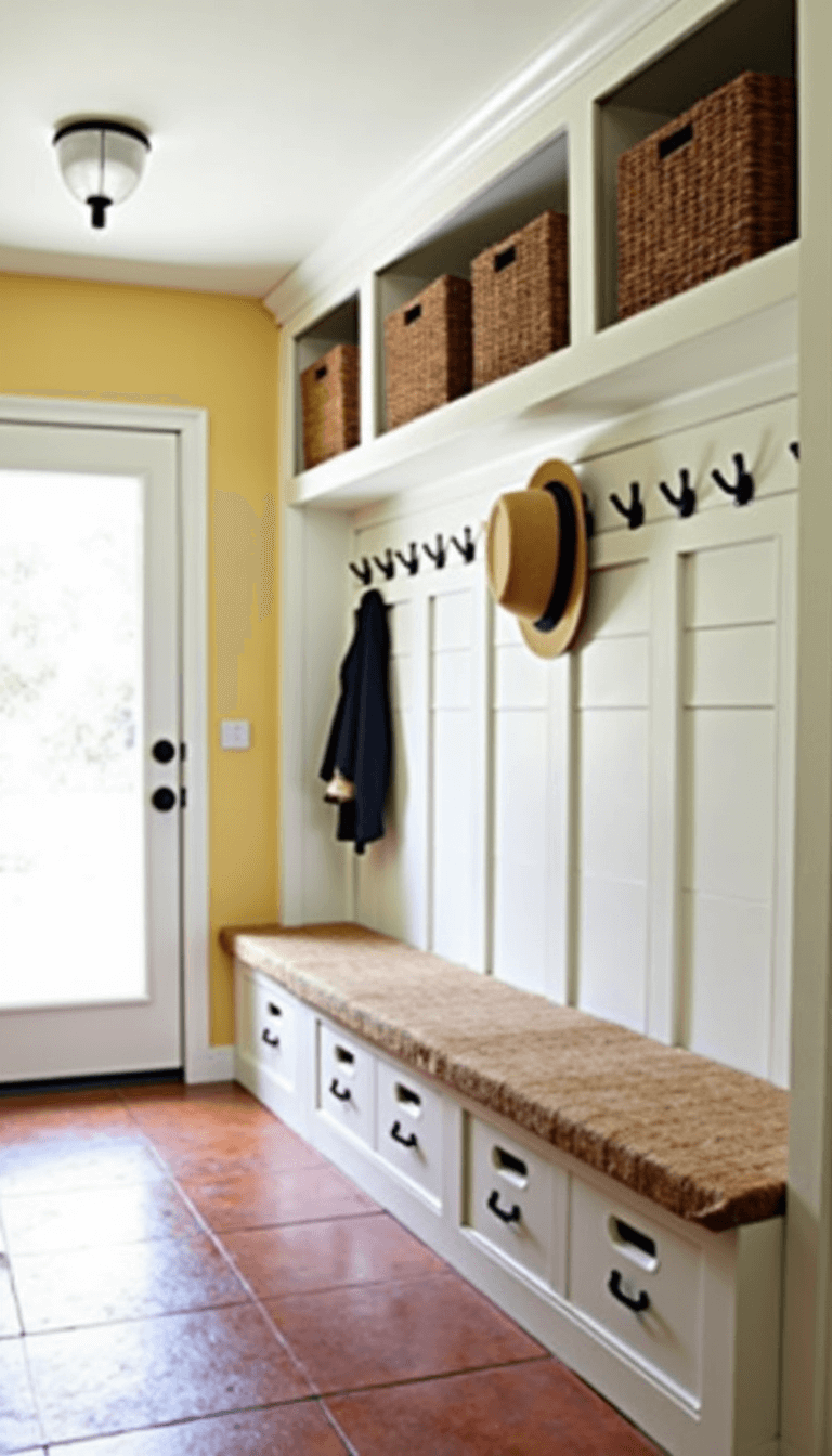 Modern Farmhouse: Your Ultimate Home Transformation Playbook 4857modern Mudroom Storage Bench Shiplap