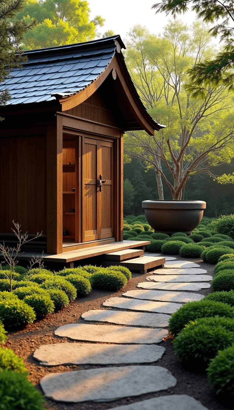Wabi-Sabi Garden Design: Embracing Imperfect Natural Beauty 4869japanese Tea Garden Golden Hour