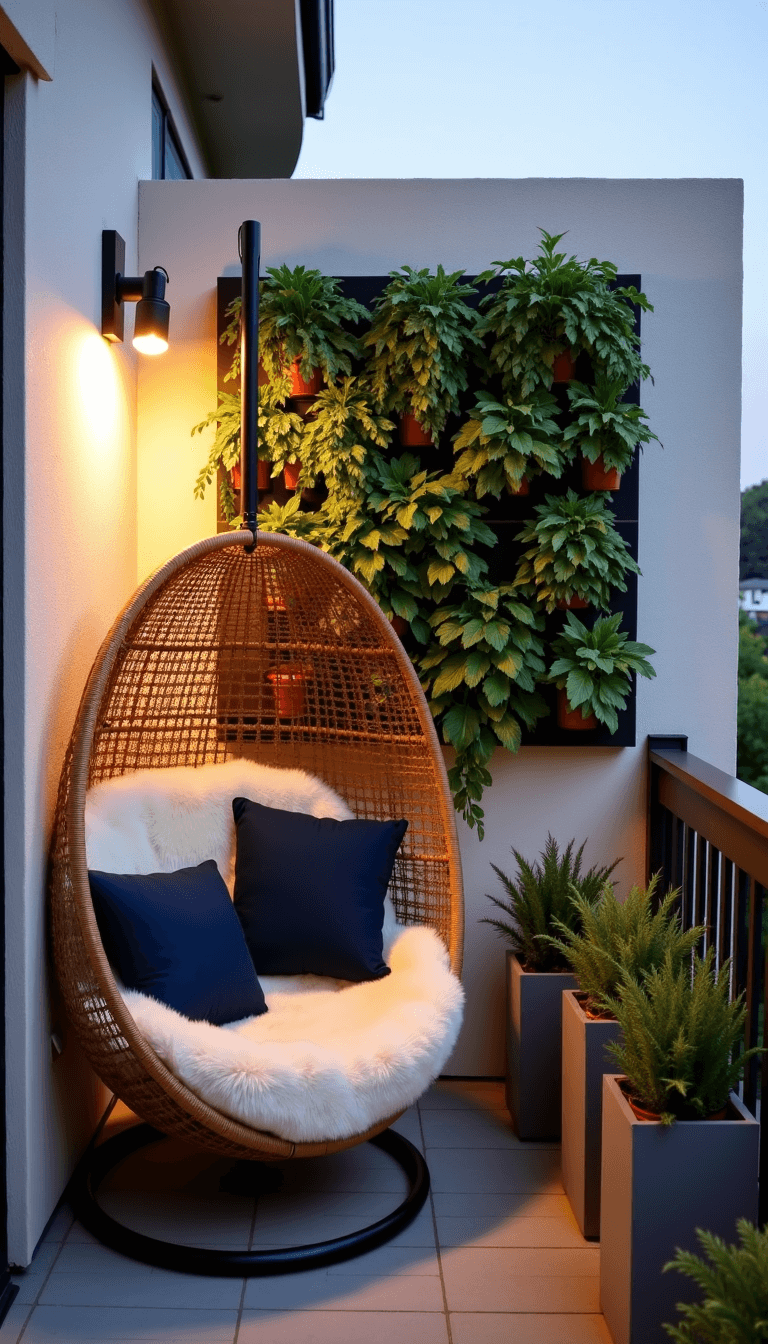 4892cozy Dusk Balcony Corner