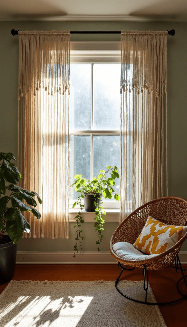 4904boho Macrame Bedroom Corner