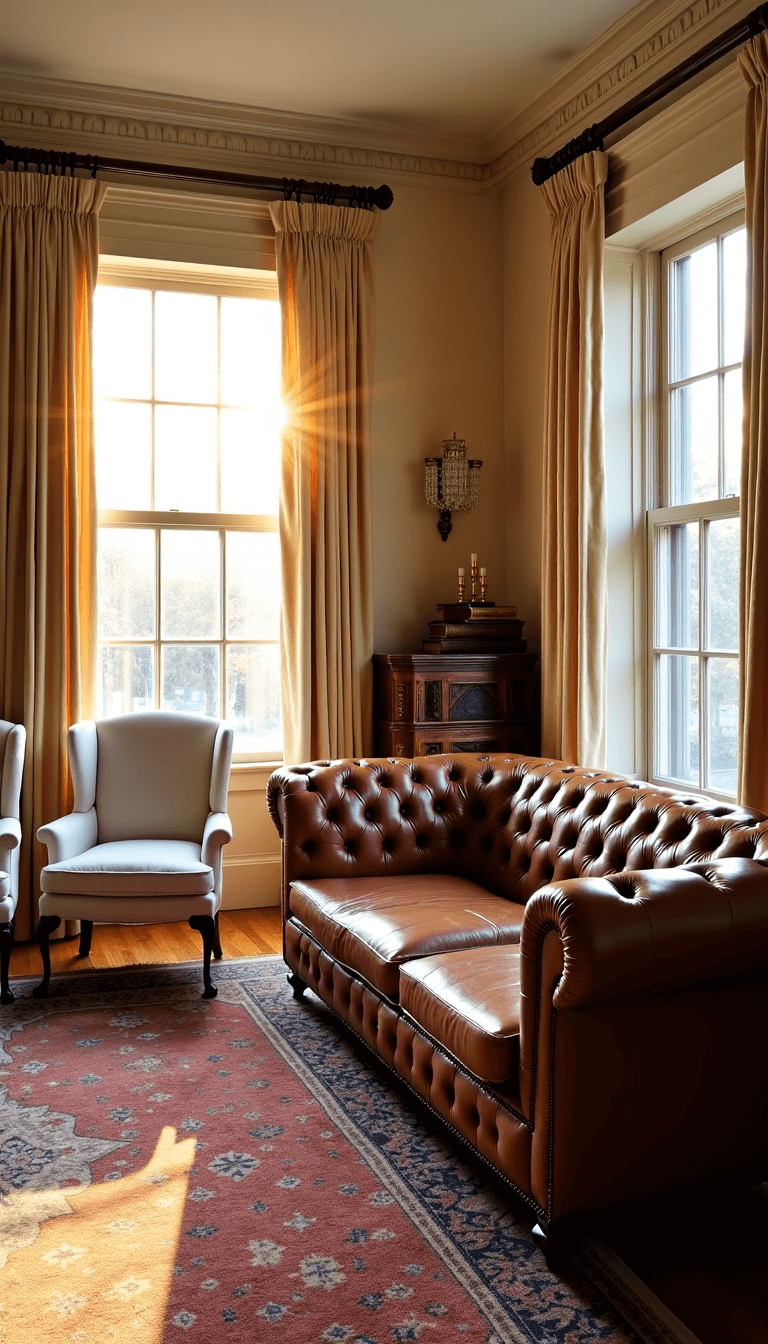 4910luxurious Georgian Living Room Golden Hour