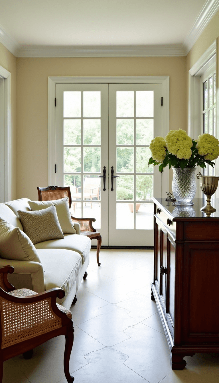 4914sunlit Morning Room French Doors