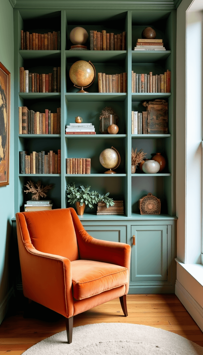 4937sage Library Nook Rainbow