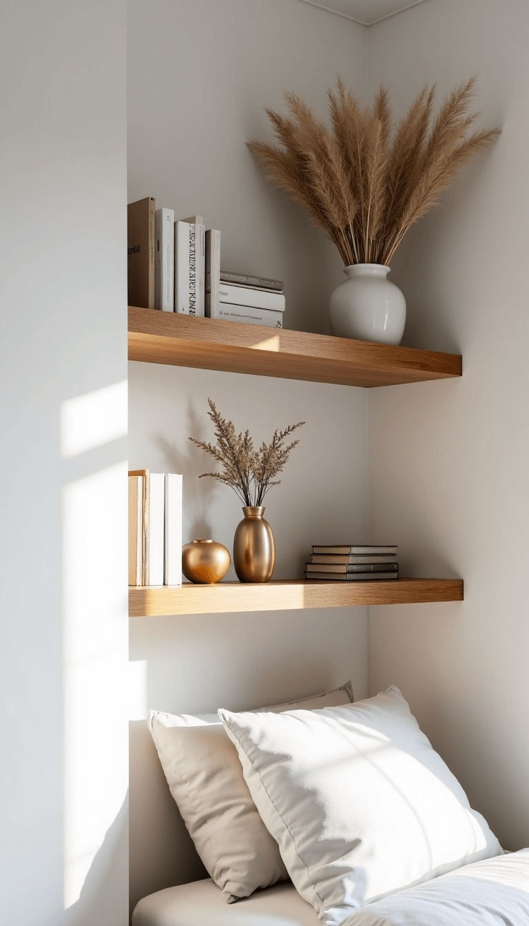 4939scandinavian Alcove Hygge Shelf Styling