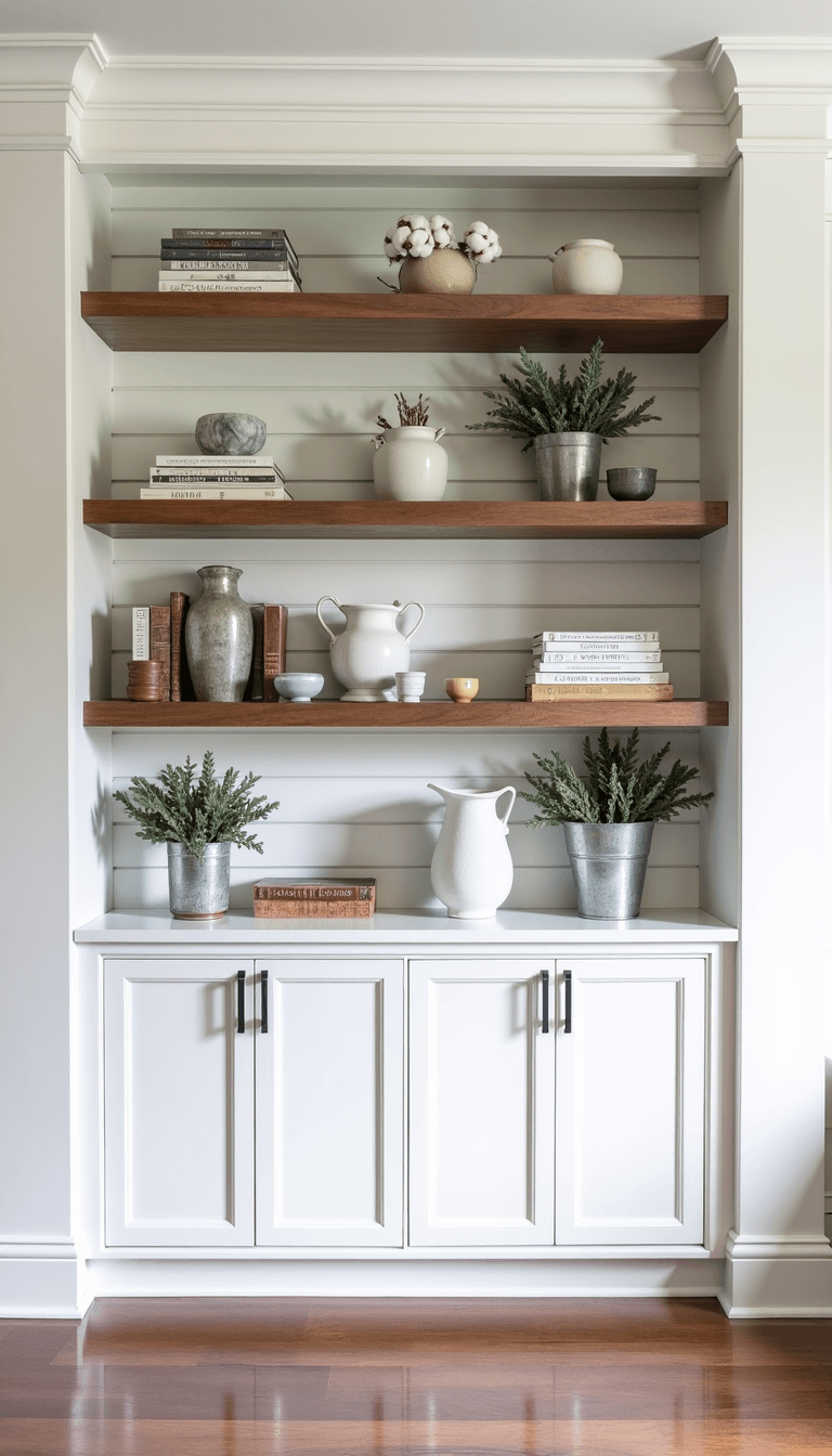 4942modern Farmhouse Shiplap Shelving Room
