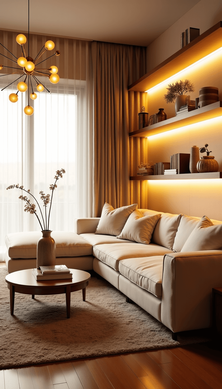 Creating a Cozy Living Room: The Ultimate Lighting Guide 4992warm Golden Living Room Lighting