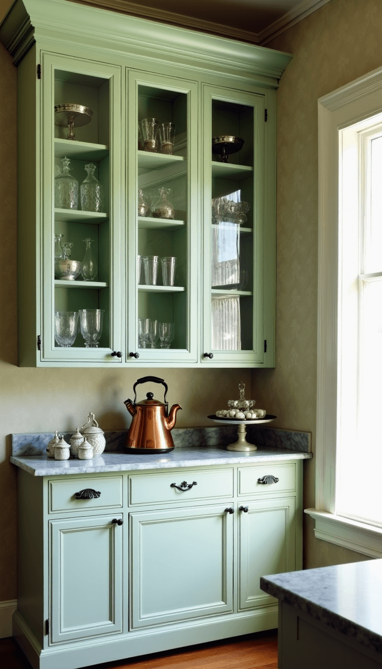 Antique Kitchen Decor: Create a Timeless, Charming Culinary Haven Victorian-era butler