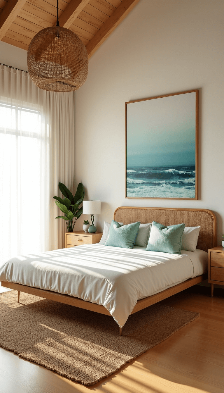 5020coastal Bedroom Golden Light