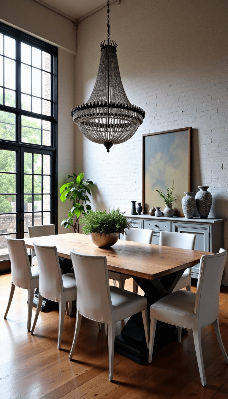 Vintage Modern Farmhouse: Creating Timeless Comfort with Contemporary Flair 5034elegant Vintage Dining Shadows