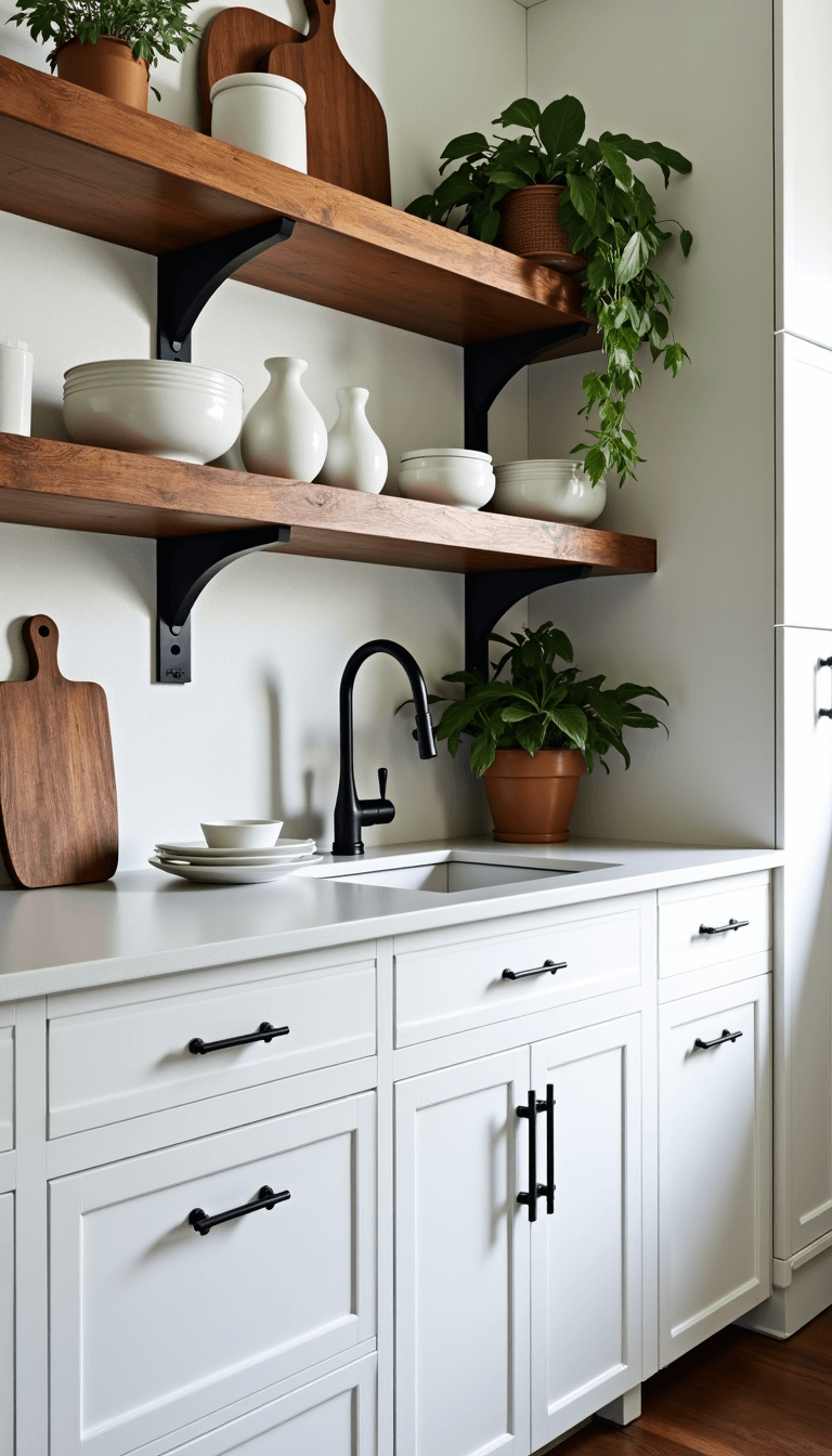 Creating a Stunning Nordic Kitchen: Your Ultimate Design Guide 5053rustic Kitchen Open Shelving Detail