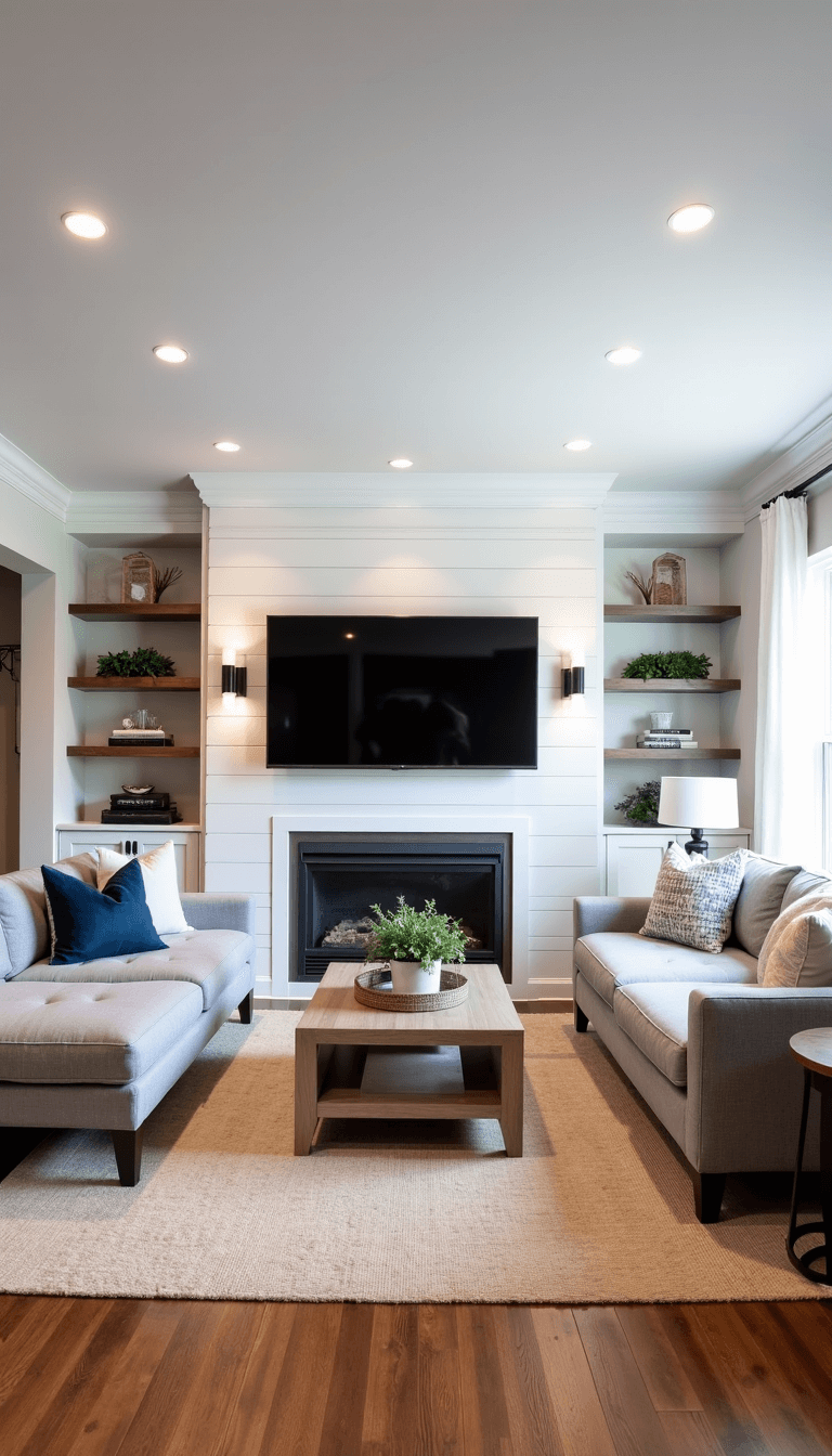 Transform Your Basement: The Ultimate Guide to Creating a Stunning Living Space 5074modern Basement Family Room Grey Sectional