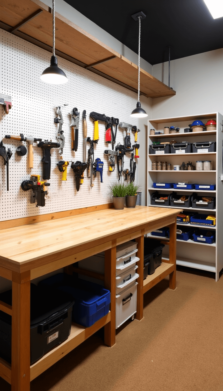 Transform Your Basement: The Ultimate Guide to Creating a Stunning Living Space 5079creative Workshop Custom Bench Storage