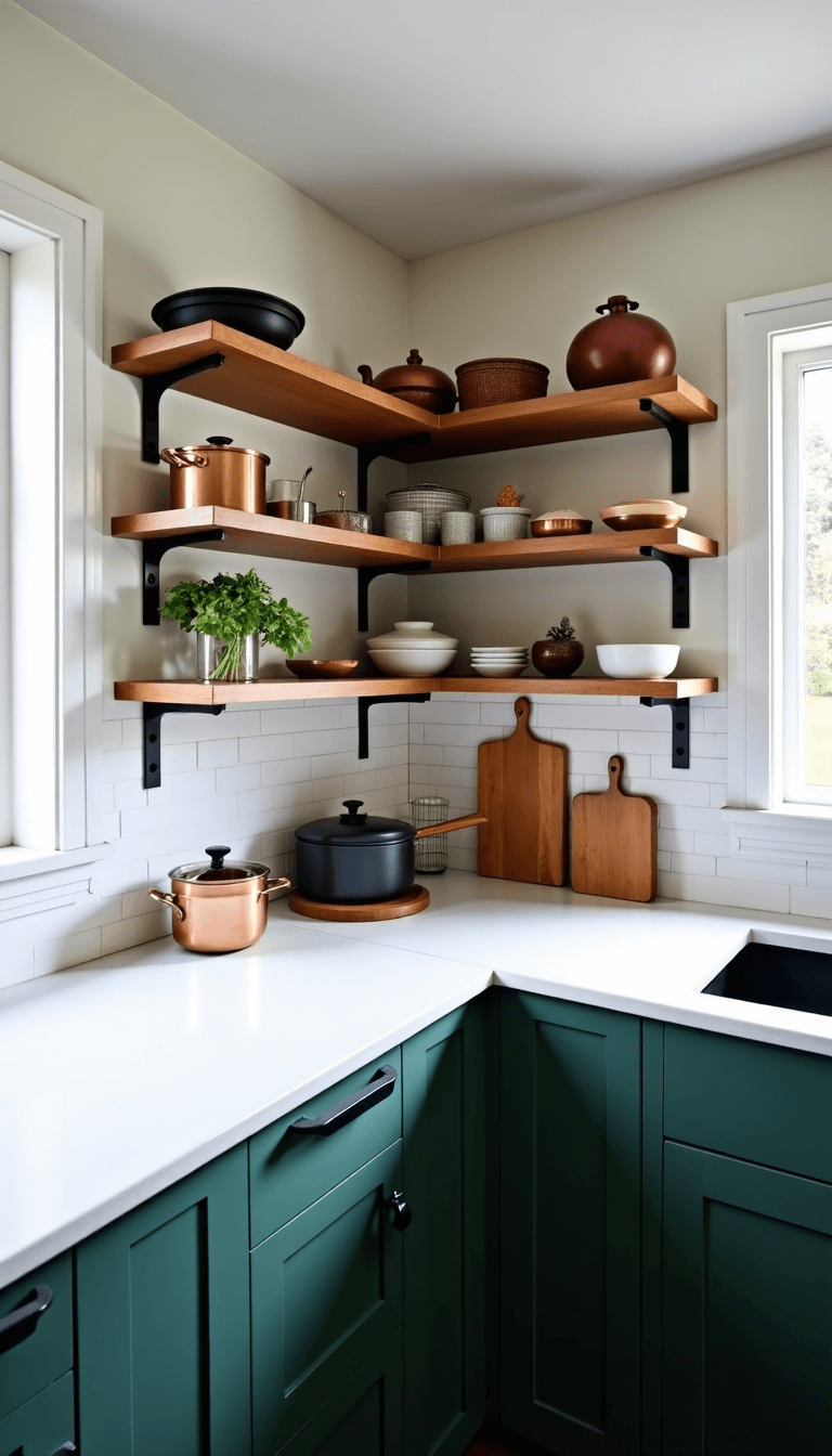 5327green Kitchen Copper Morning