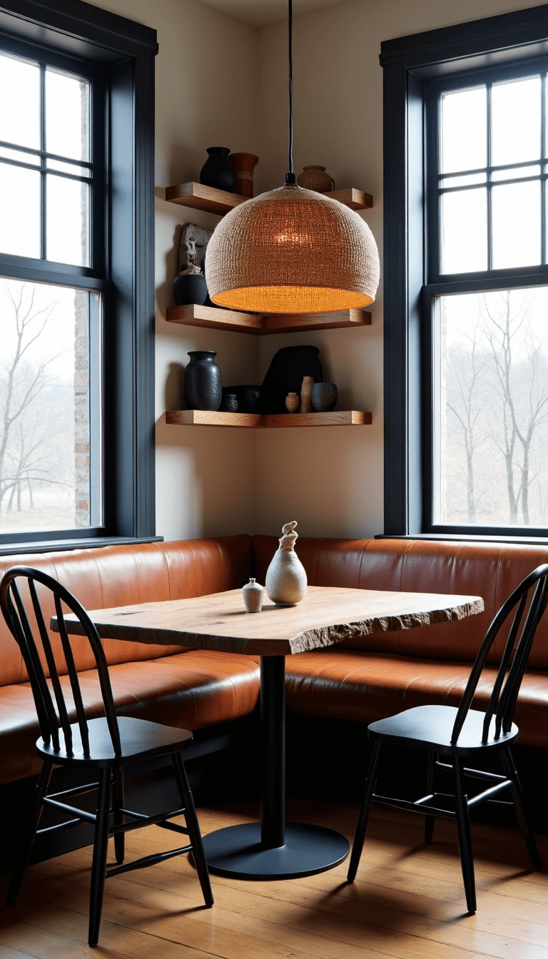 5329modern Leather Breakfast Nook