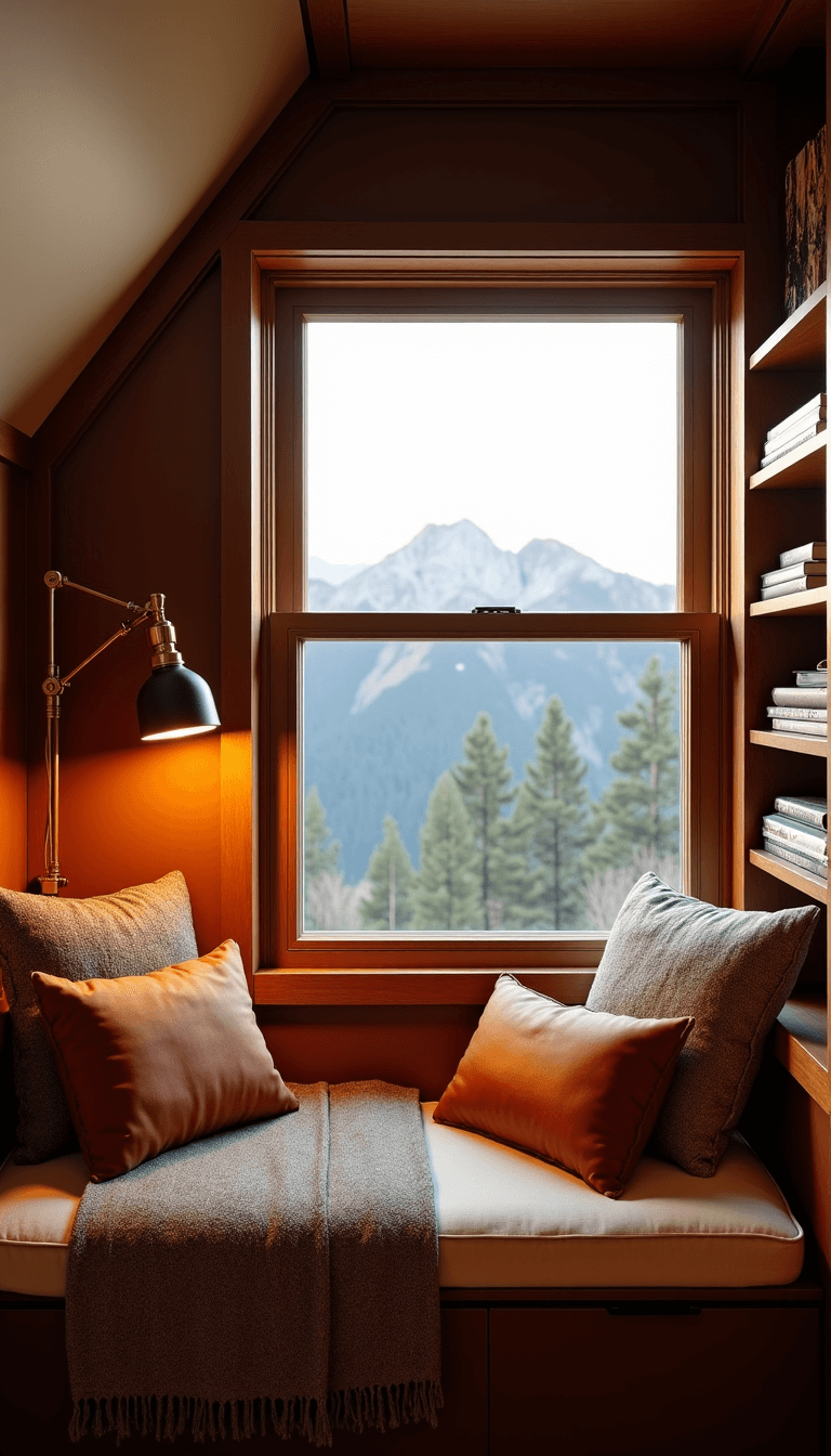 5332cozy Window Nook Sunset