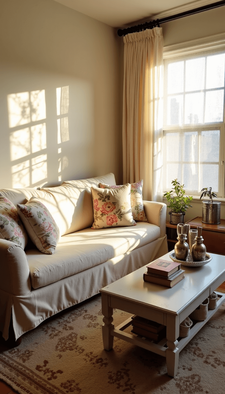 5349cozy Golden Hour Living Room