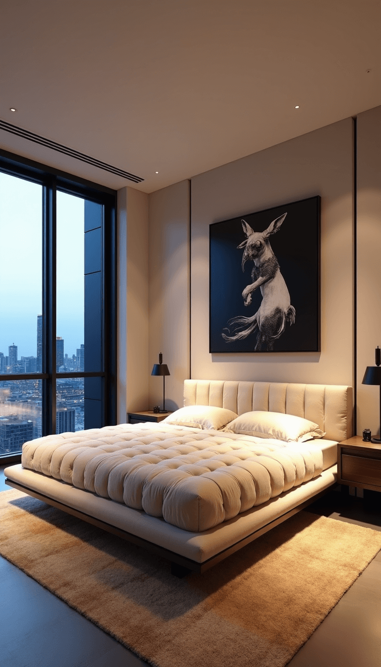 5362modern Beige Bedroom Cityview Bluehour