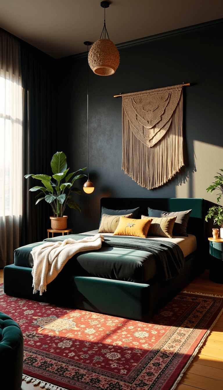 5374moody Golden Bedroom Corner
