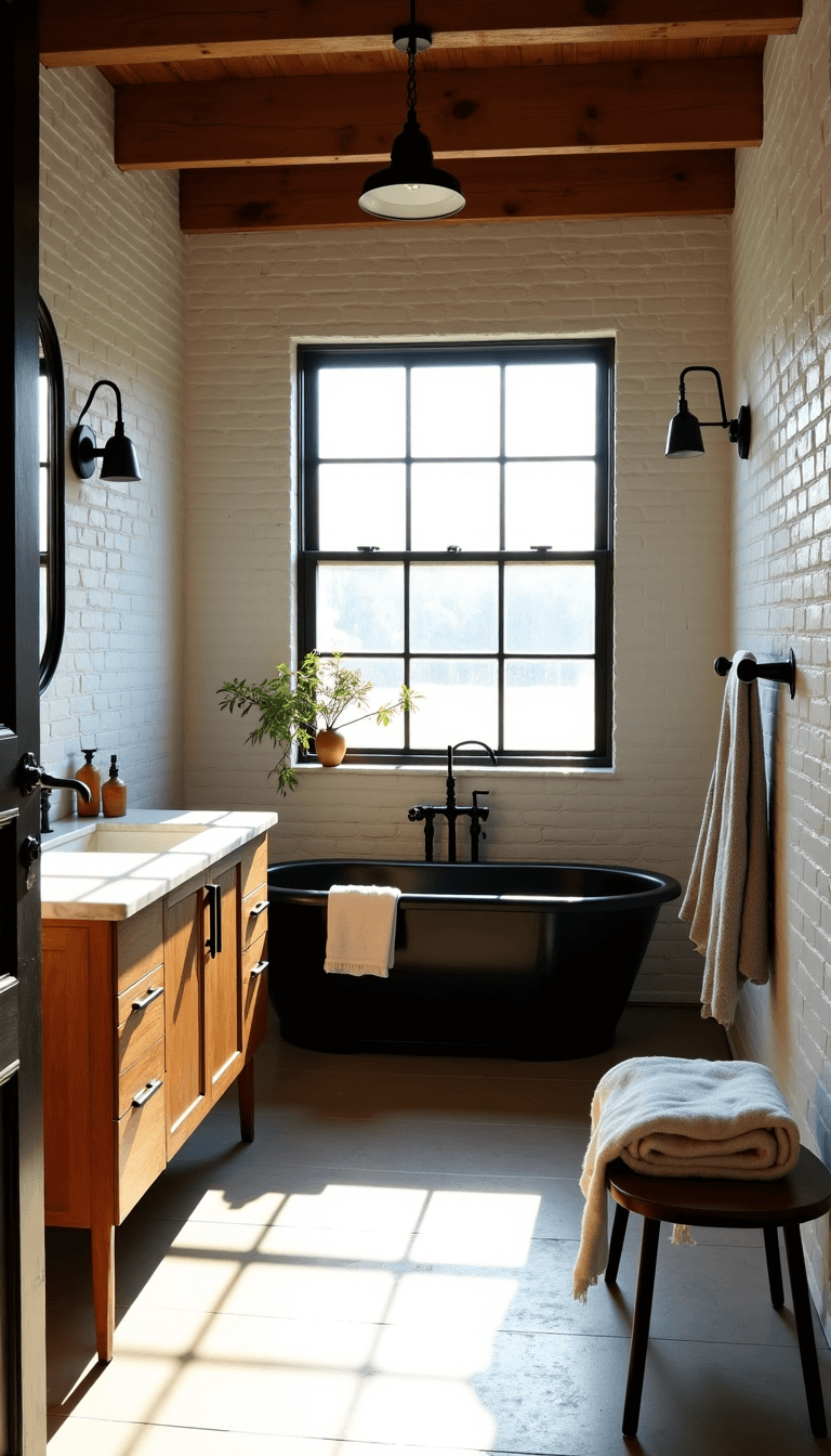 5386modern Rustic Barndominium Bath