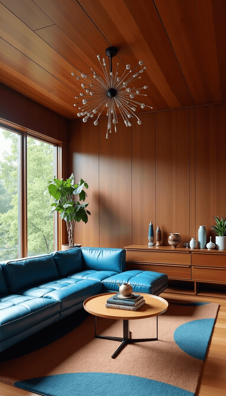 5429mid Century Peacock Livingroom