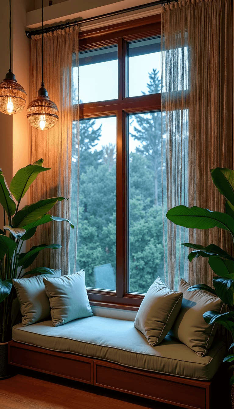 5588modern Window Macrame Lounge
