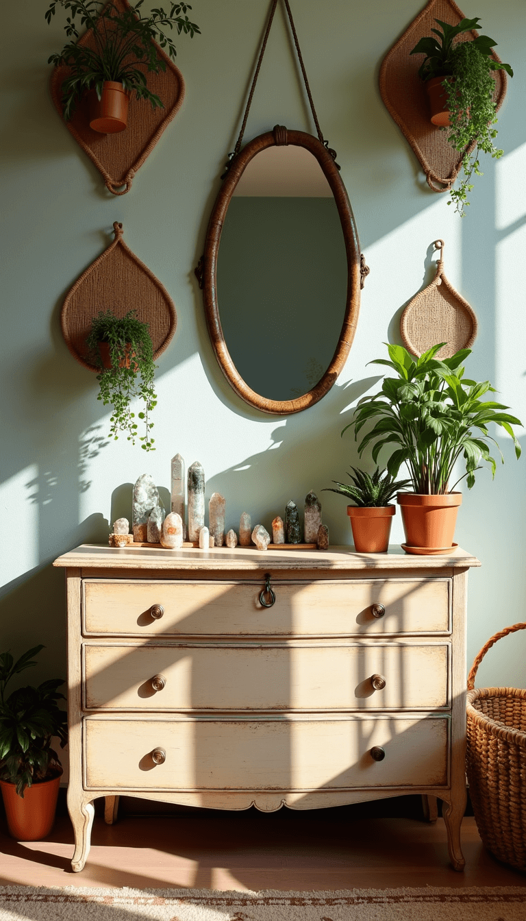 5590vintage Boho Dressing Room Prisms