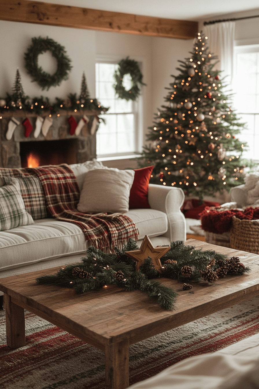 1 Country Christmas Living Room Magic
