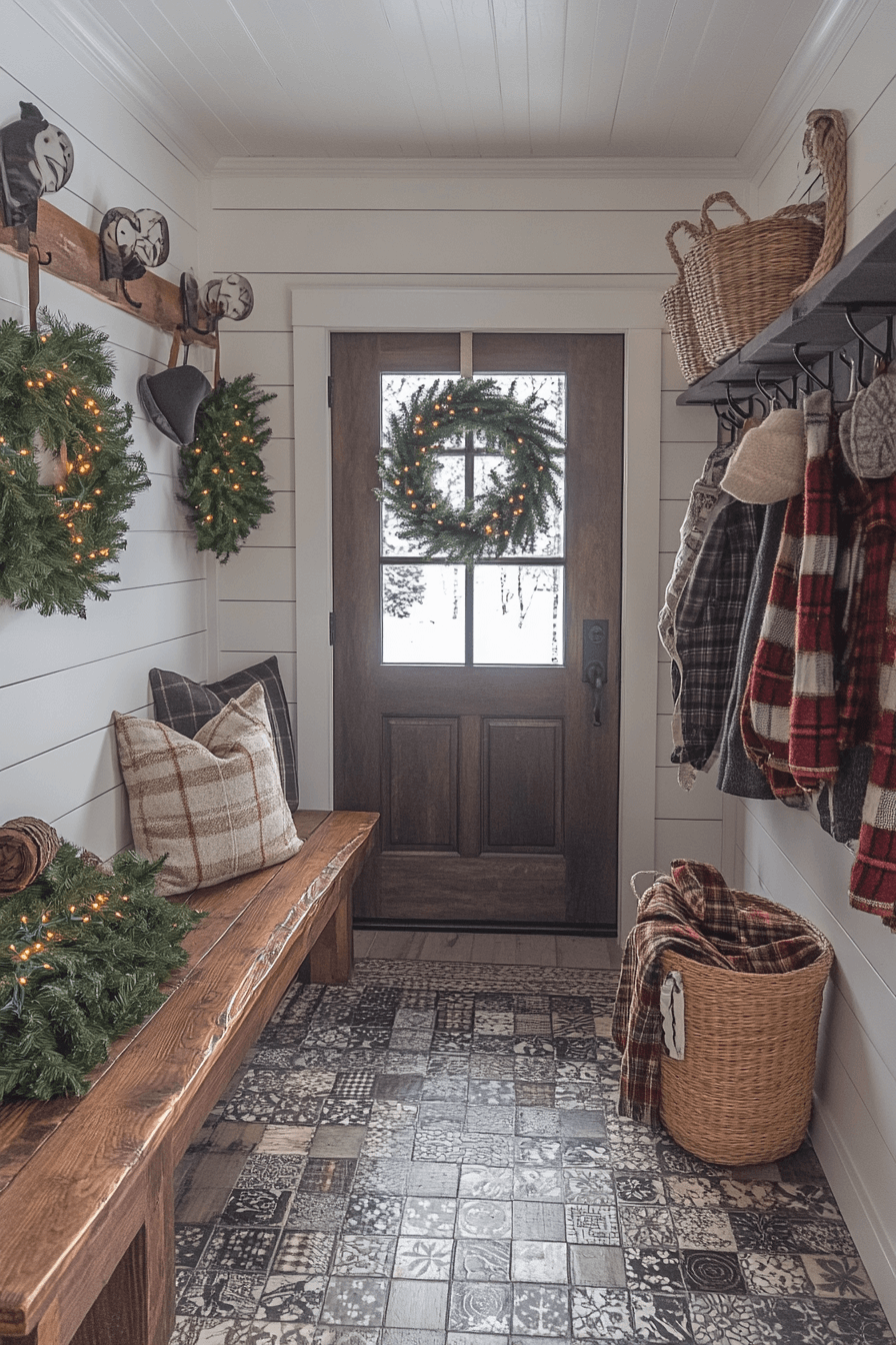 11 Mudroom Holiday Country Glow