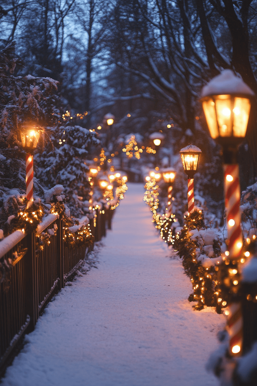 12 Pathway Light Holiday Welcome