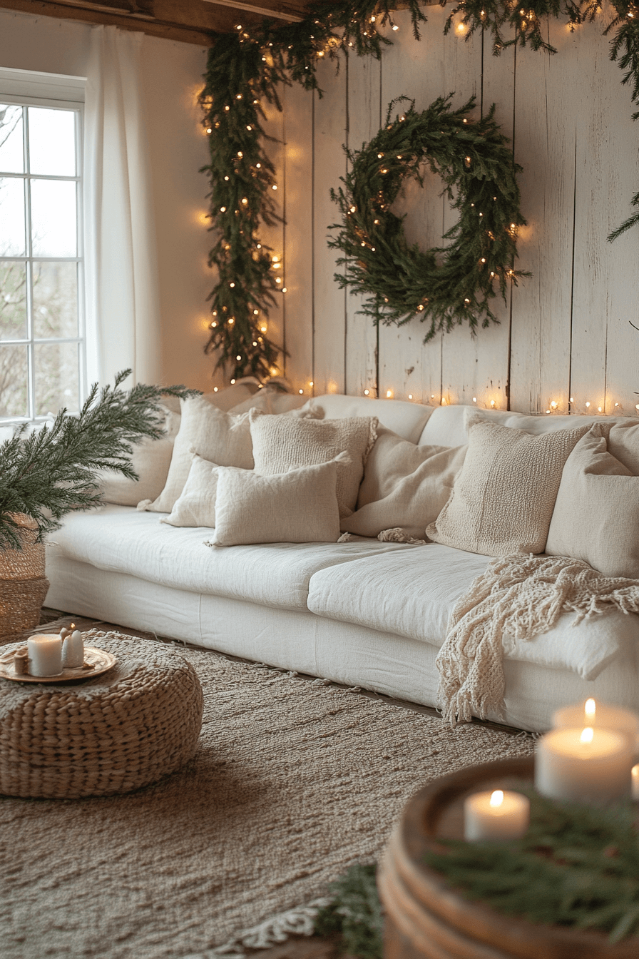 12 Twinkling Pine Table Glow