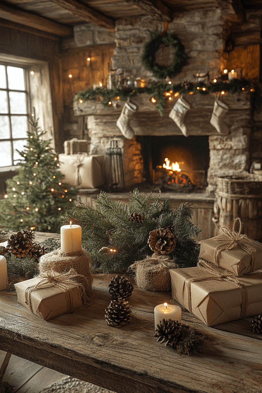 13 Rustic Twine Holiday Touch