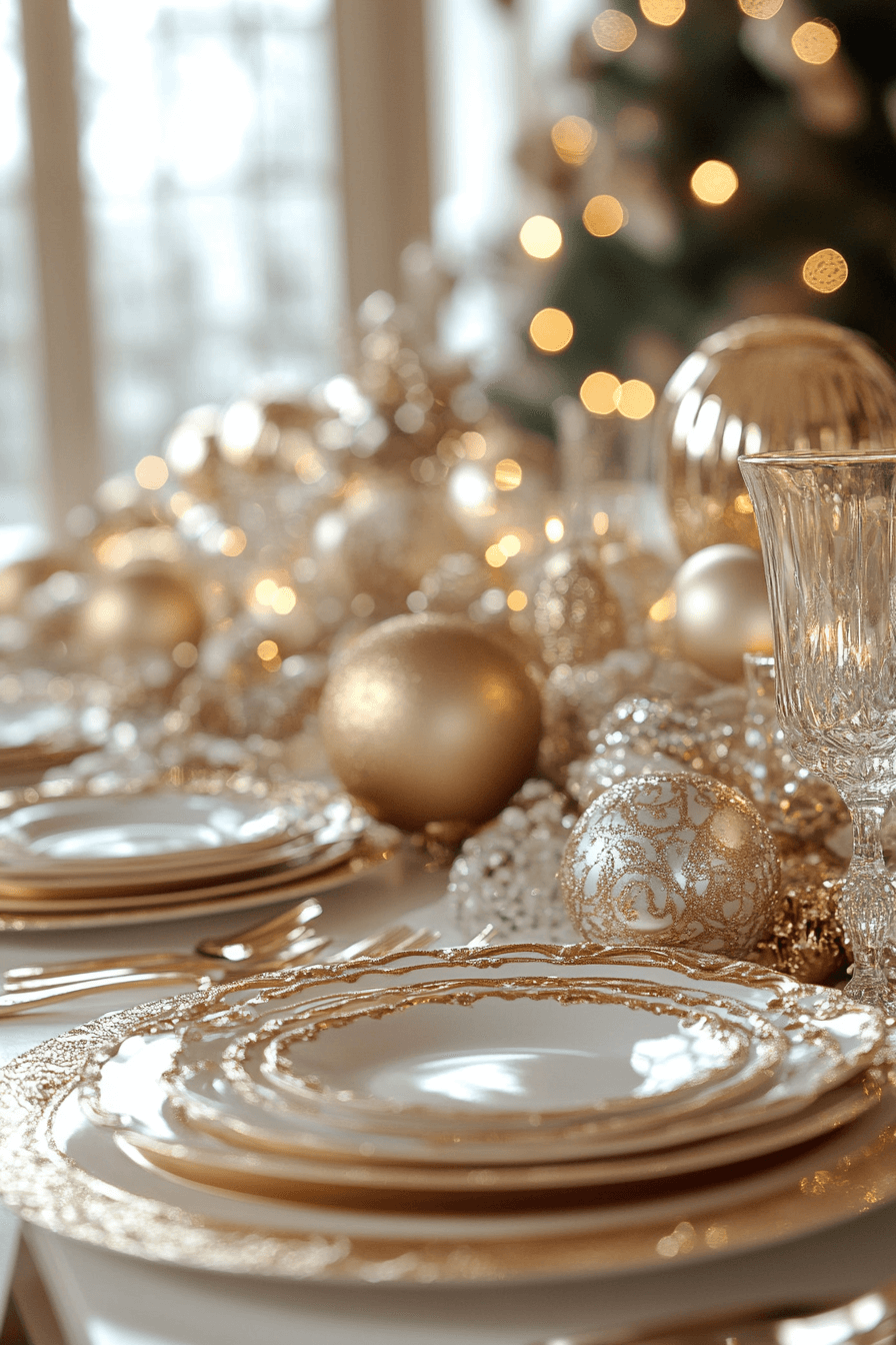 14 Golden Festive Table Elegance