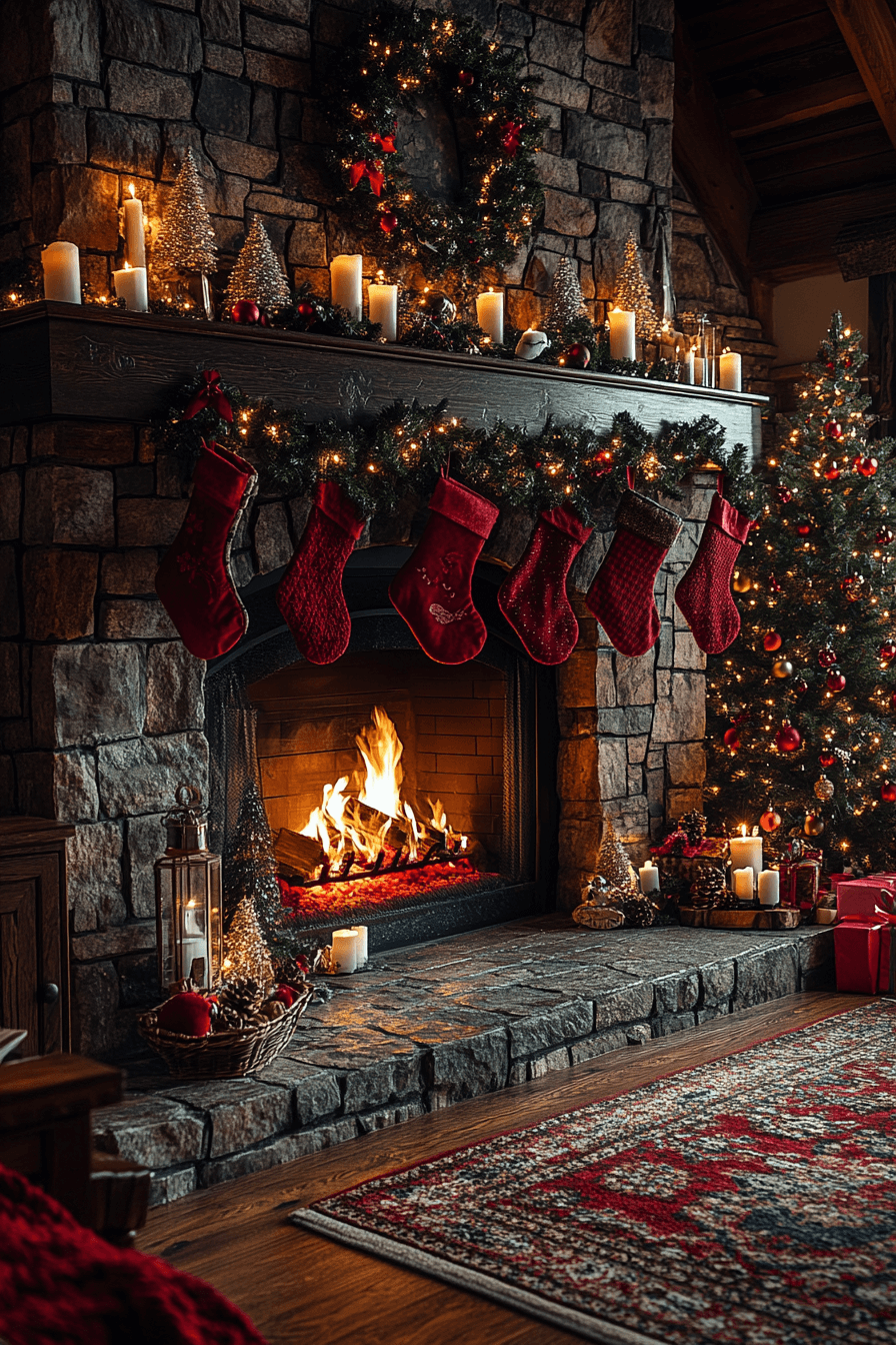 16 Fireside Holiday Heart