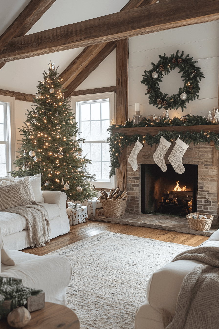 16 Lounge Room Cozy Holiday Feel