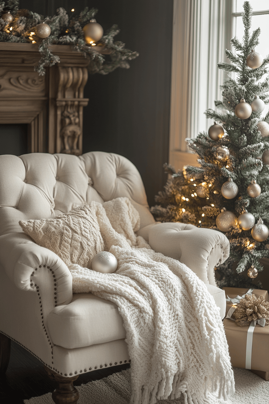 29 Christmas Decorating Ideas That Capture the Magic of Christmas 16 Reading Corner Winter Comfort