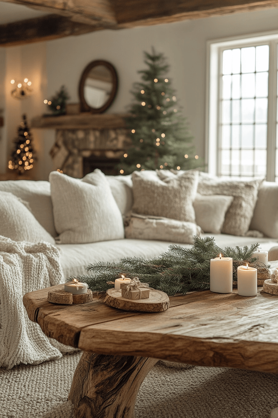 17 Raw Wood Holiday Beauty