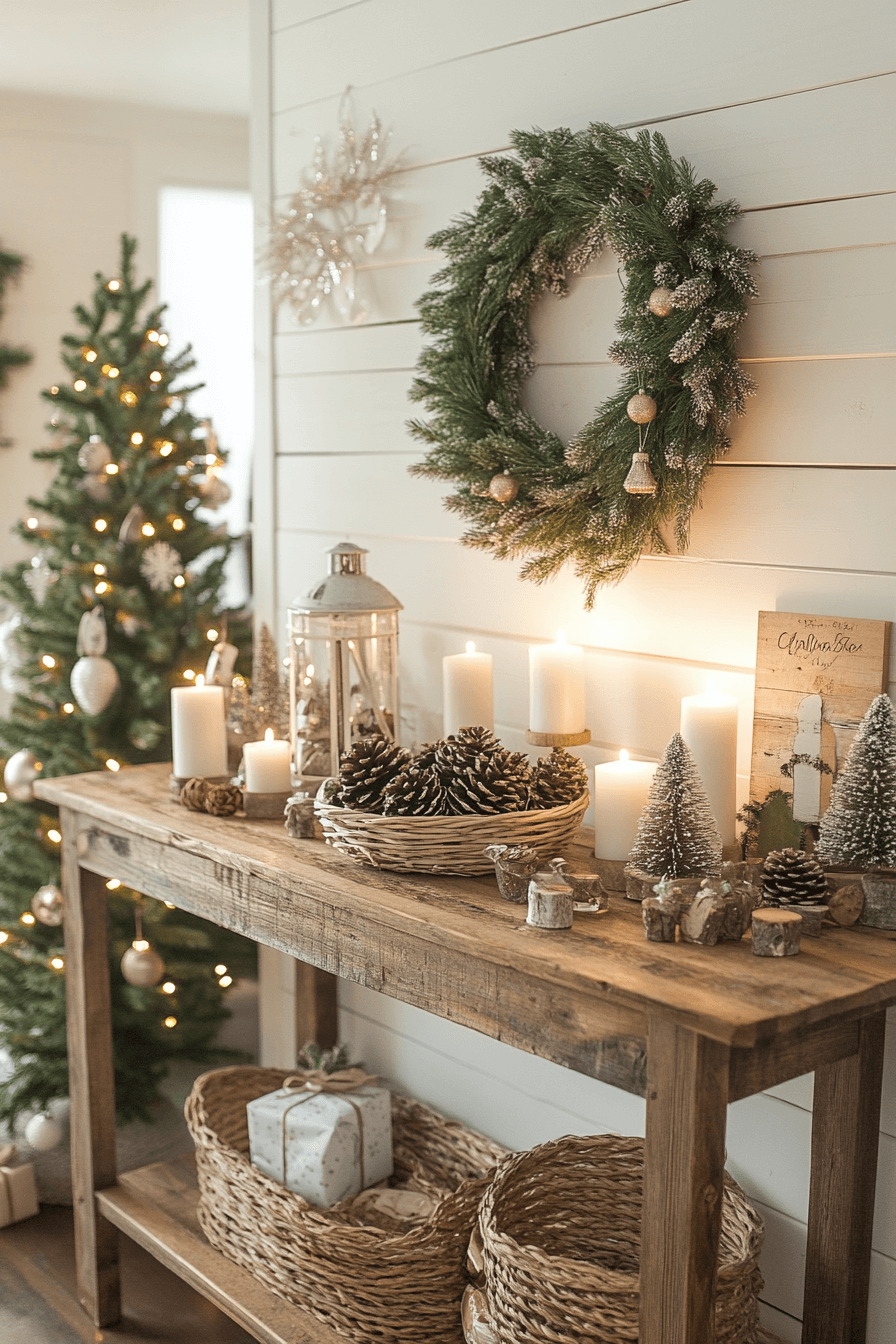 19 Console Table Holiday Warmth