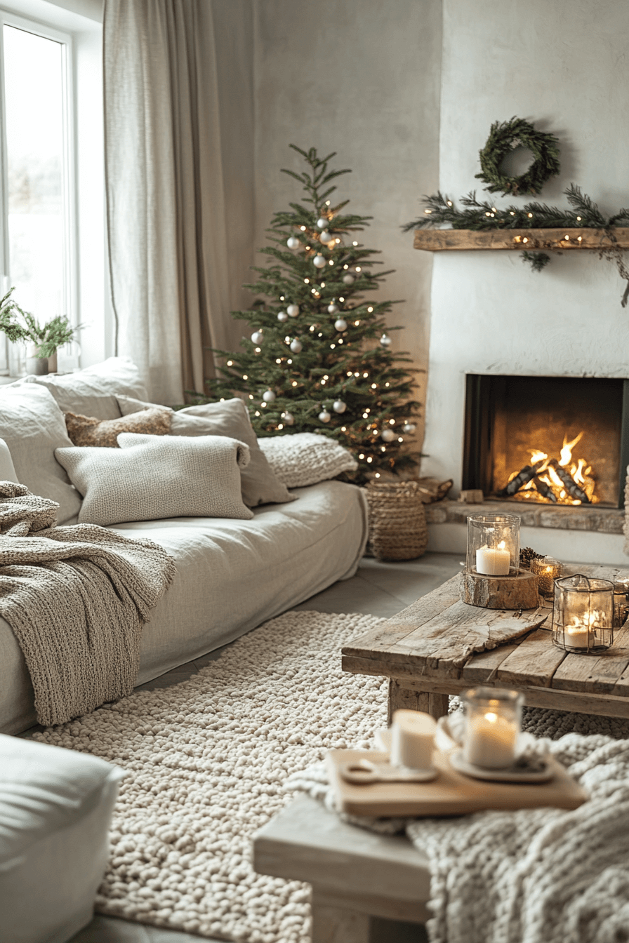 2 Peaceful Forest Christmas Glow