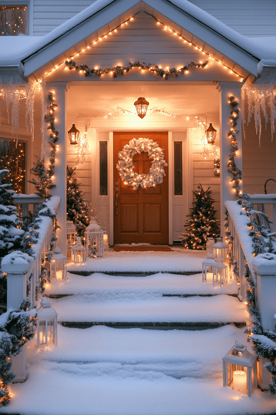 2 Snow Dusted Porch Enchantment