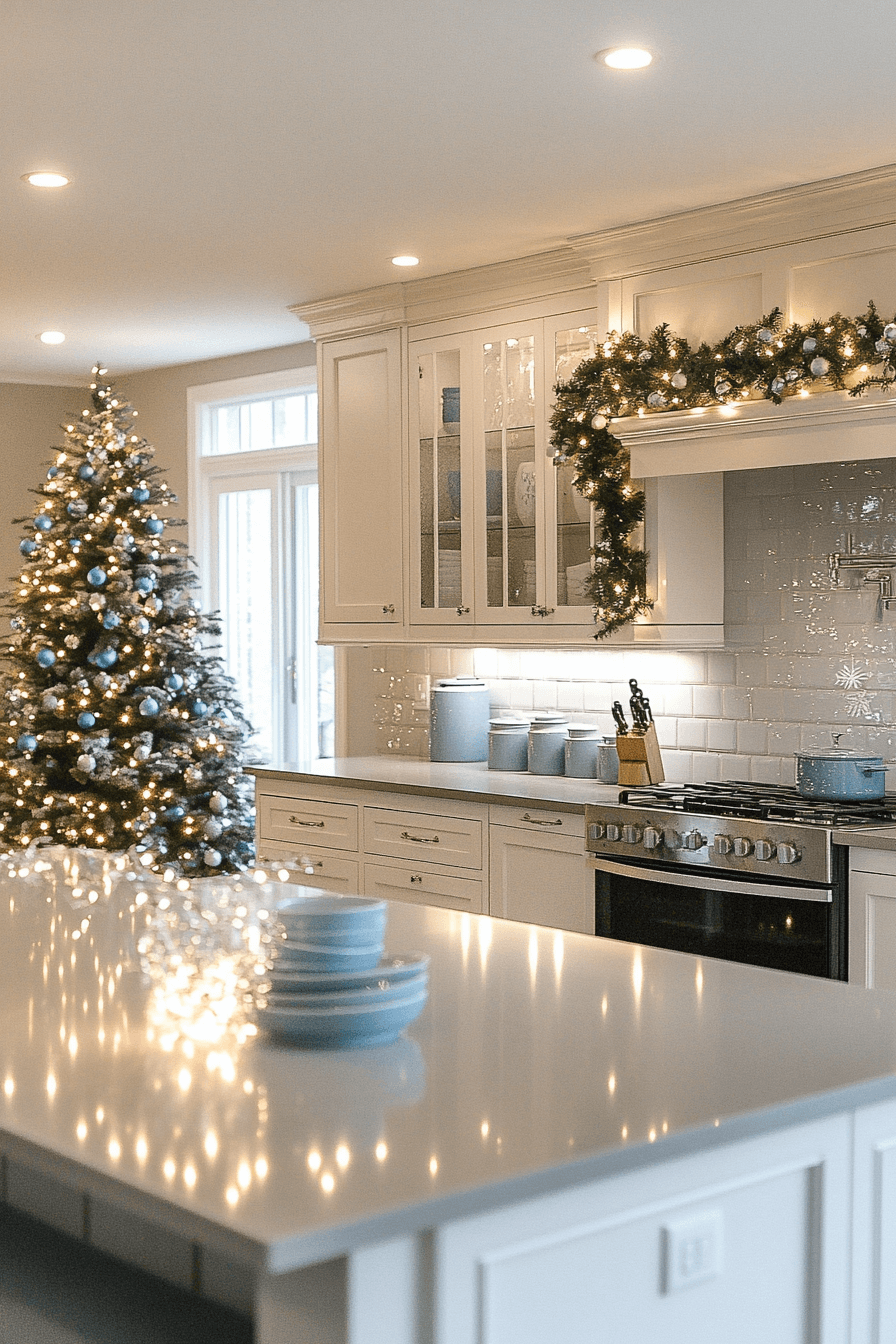 2 Sparkling Kitchen Christmas Charm