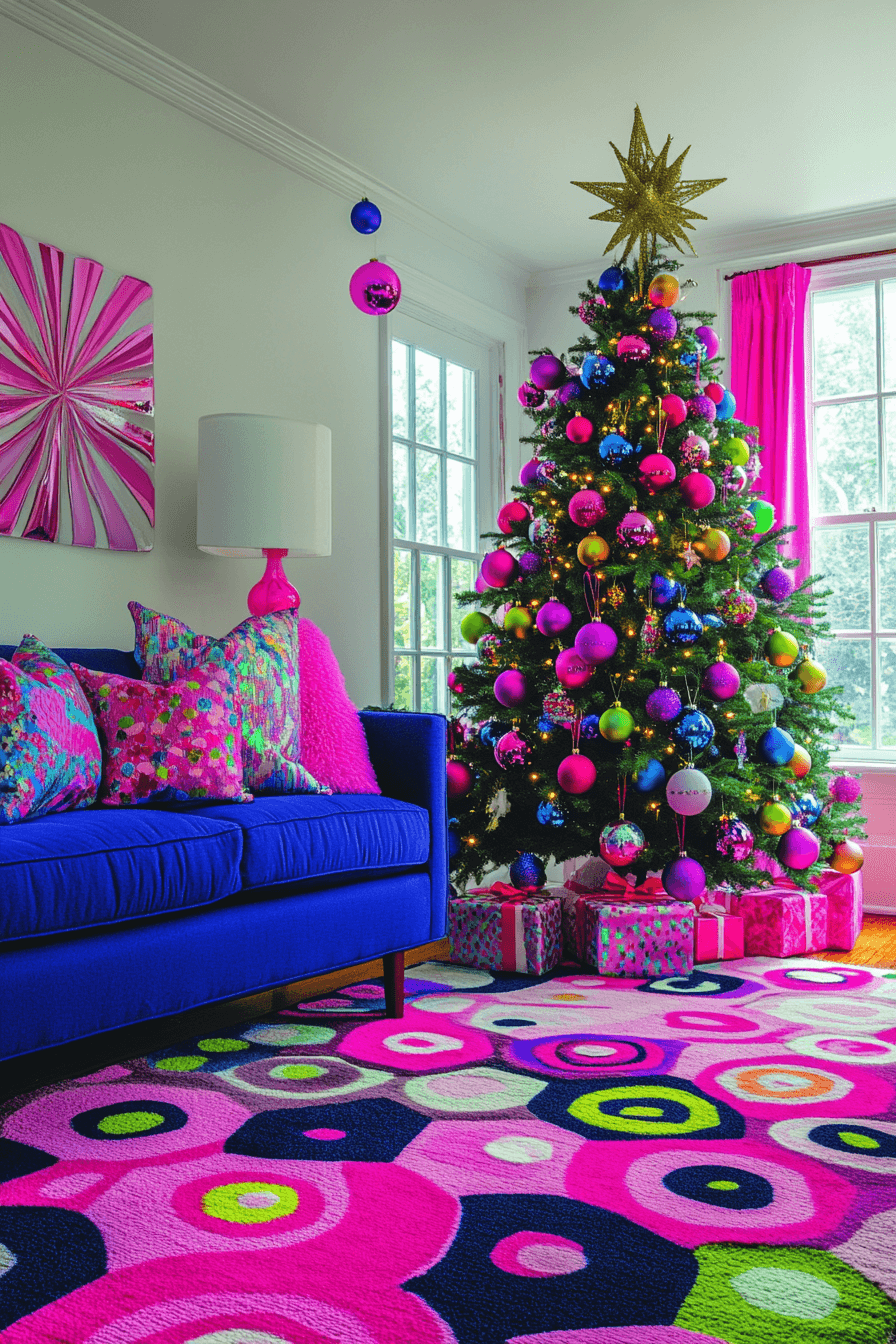 29 Christmas Decorating Ideas That Capture the Magic of Christmas 21 Bold Color Holiday Energy
