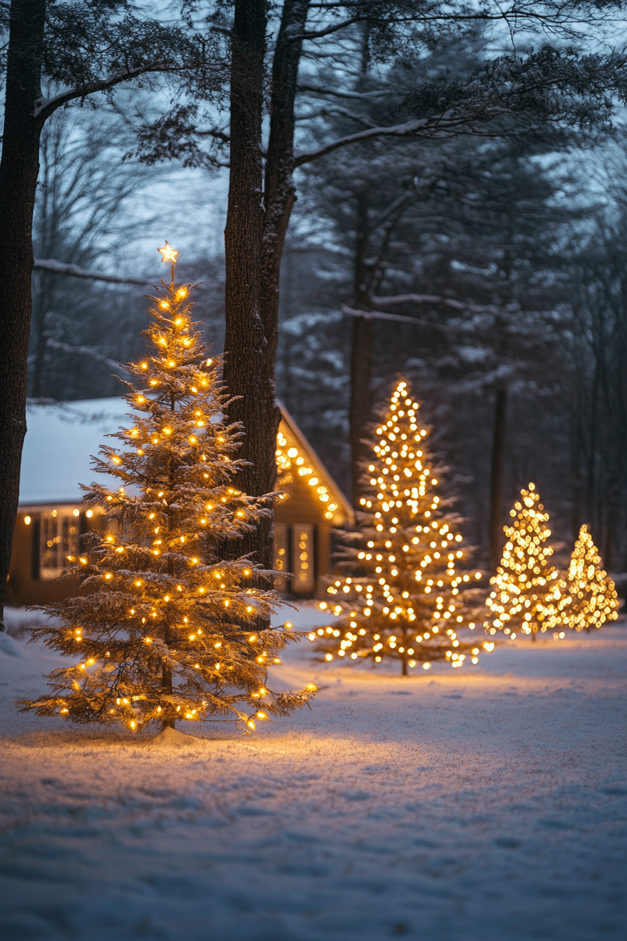 21 Forest Tree Light Gleam